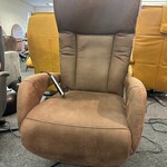Relaxfauteuil cognac, geweven, cognac